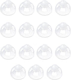 Hearing Aid Ear Piece Open Domes Transparent Soft Silicone Comfortable Ear Tips Invisible 15PCS 9mm