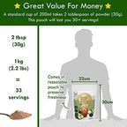 Moriyama Teahouse Winter Melon Bubble Iced Tea Instant Powder Mix - 1kg (33 Drinks) | For Boba, Ice Blended Smoothies and Sorbet | Authentic Taiwan Recipe | No Fat, No Preservatives
