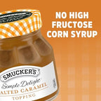Smucker's Simple Delight Salted Caramel Topping, 11.5 Oz Jar