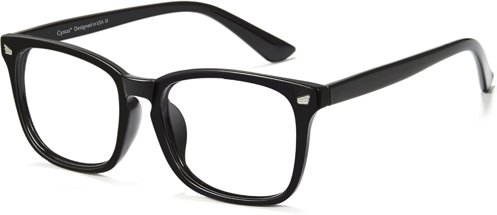 Cyxus Blue Light Glasses Men Women Reduce Eye Strain UV Blocking for Office Work Computer Screen 8082