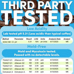 5 lb Whole Bean Coffee, 100% Colombian Coffee, Colombia Excelso, Medium Roast, Low Acid, Specialty Grade, Mold Free, 80 oz