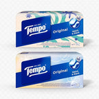 Tempo Facial Tissues, 12 Tissue Boxes, 100 Tissues per Box (1200 Tissues Total)