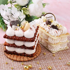 Gold Pearl Sprinkles for Cake Decorating, 4 Sizes Sugar 130g/4.6oz, Cupcake, Ice Cream, Donuts, Macaron Toppings Supplies (2mm, 4mm, 7mm, 1cm)
