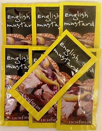 Lichfields 50 English Mustard - 50 Individual Sachets
