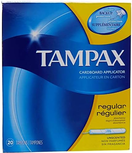 Tampax Tampons with Flushable Cardboard Applicator - Regular - 20 ct - 2 pk