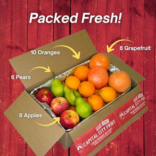 Capital City Fruit Gourmet Fresh Mixed Fruit Gift Box (32 Piece)