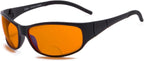 Eyekepper Blue Blocking Amber Bifocal Glasses for Sleep-Nighttime Bifocal Readers-Special Orange Tinted Glasses (Black)