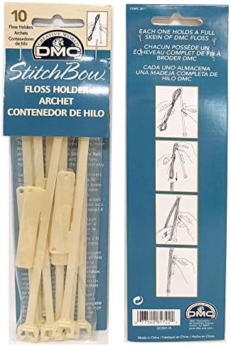 StitchBow Mini Travel Bag with Floss Holders, Mini Binder Inserts & YT 6 Plastic Hoop
