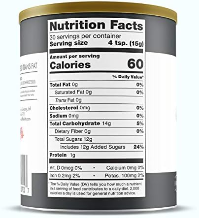 Caffe D'Vita Simply Iced Coffee - 100% Colombian Arabica Instant Mix, Latte Mix, Low Calorie Iced Coffee, Lightly Sweetened, Dairy Free, Instant Coffee Drink - 1 Lb Can