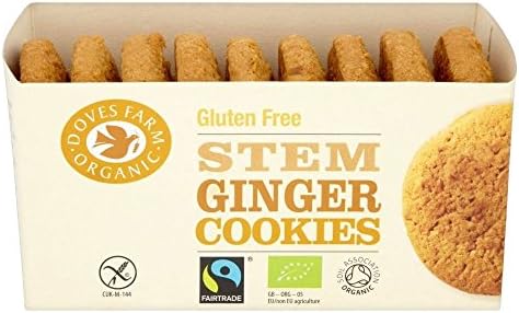 Doves Farm Fairtrade Gluten Free Stem Ginger Cookies (150g)