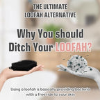 Silicone Loofah - Exfoliating Body Scrubber, Soft Dual-Sided Silicone loofa for Body Clean and Massage, Gentle Bath Brush Lathers Well for All Kinds of Skin