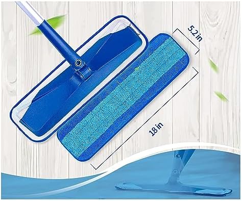 4 Pack Microfiber Cleaning Pads Compatible for Bona Hardwood Floor Premium Spray Mop