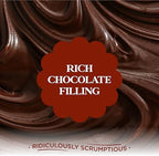 got milk? Wafer Rolls, Chocolate, 17-ounce Box with 30 Rolls, Individually Wrapped Rolled Wafer Spirals with Filling, Chocolate Wafer Cookies for Dessert or Snack, Retail Pack