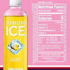 Sparkling Ice Purple Variety Pack, Flavored Water, Zero Sugar, with Vitamins and Antioxidants, 17 fl oz, 12 count (Black Raspberry, Cherry Limeade, Orange Mango, Kiwi Strawberry)