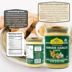 Asian Kitchen Ginger Garlic Cooking Paste 26.5oz (750g) Glass Jar ~ Vegan | Gluten Free | NON-GMO | No Colors | Indian Origin