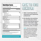 GENEPRO GEN. 3 Unflavored Protein Powder - New Formula - Lactose-Free, Gluten-Free, & Non-GMO Whey Isolate Supplement Shake (3rd Generation, 30 Servings)