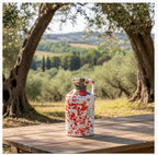 Frantoio Galantino, "Fantasia" Extra Virgin Olive Oil in Reusable Red Ceramic Bottle, 250ml, Imported from Italy