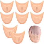 4 Pairs Silicone Toe Protectors for Ballet and High Heels – Soft Gel Dance Pads for Pain Relief, Breathable Toe Caps, Cushion Support for Pointe & Daily Use 2 (pink2) (Ballet)