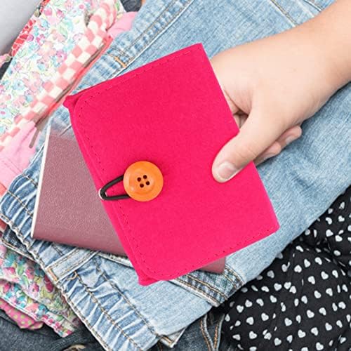 minkissy 2pcs Storage Bag Portable Felt Organizer Pouch for Perfume Bottles Travel-friendly Carrying Case Convenient for Daily Use and Travel Needs Stylish Design