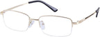 Computer Readers Half Rim Mens Womens Blue Ray Blocking Reading Glasses