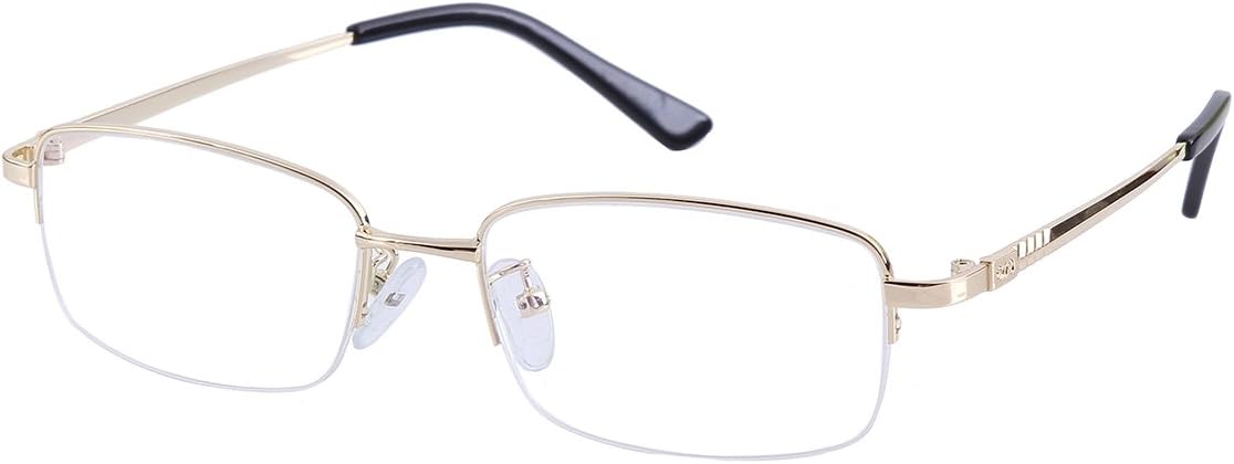 Computer Readers Half Rim Mens Womens Blue Ray Blocking Reading Glasses