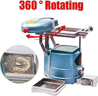 1000W Dental Lab Equipment Vacuum Forming Machine，Dental Laminator Oral Material Making Tool，Symmetrical Heating System，for Laboratory