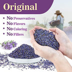 Sukh 3OZ Dried Lavender Flowers - Lavender Buds Sachets Bags for Drawers Closets Fresh Scents Lavenders Sachet Bags Dried Flowers for Patry Birthday Bridal Shower Organic Bulk