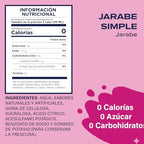 Jordan's Skinny Syrups Sugar Free Simple Syrup - 0 Calories 0 Sugar 0 Carbs - Gluten Free, Keto Friendly, Made in the USA
