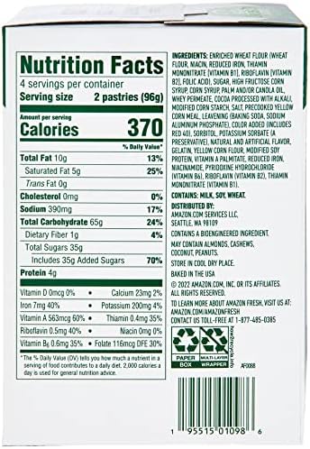 Amazon Fresh, Frosted Fudge Toaster Pastries, (Pack of 24)