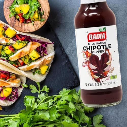 Badia Chipotle Mild Sauce, 5.2 fl oz – Smoky Chipotle Flavor with Mild Heat