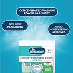 Dr. Beckmann MAGIC LEAVES Laundry Detergent Sheets NON-BIO | 25 Sheets