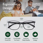 Cloudfield Anti Blue Light Glasses - Non Prescription, Durable with Case