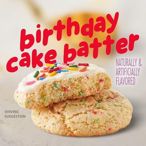 Betty Crocker Soft Baked Cookie Mix, Birthday Cake Batter Flavored, 16.8 oz