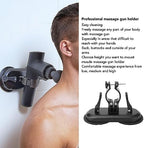 Yosoo Health Gear Massage Gun Holder Wall Mount Suction Cup Hand Massage Gun Mount, Stable Strong Vacuum Suction Cup Massage Gun Holder for Self Massage, Aluminium Alloy