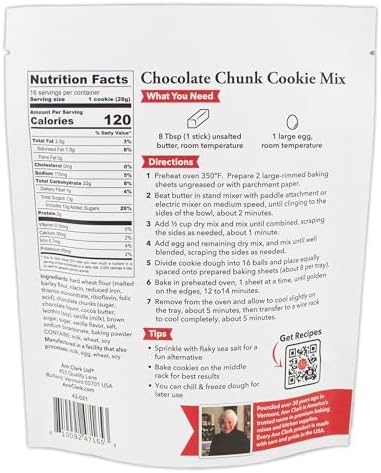 Ann Clark Gourmet Chocolate Chip Cookie Mix