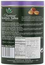 Gardiners of Scotland Handmade Fudge, Scottish Thistle Traditional Scottish Butter Toffees 10.6 Ounce Tin