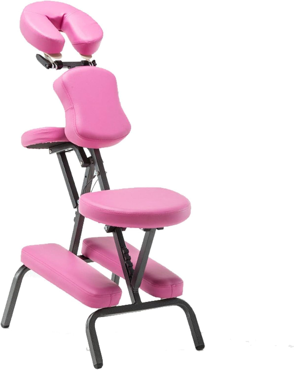 Foldable Tattoo Chair, Professional Lightweight Portable Massage Chair, Load Capacity 250lbs, for Tattoo Parlor, Massage Parlor,Pink