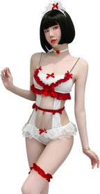 SINMIUANIME Women Lingerie Sexy Lingerie Nurse Uniform Adult Cosplay Costume Lingerie