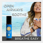 Silk Road Organic Breathe Calm Essential Oil Breathe Easy Blend Roll On, 100% Pure USDA Certified Aromatherapy for Cold, Cough, Congestion, Allergy & Sinus Relief - 10 ml Roller