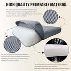 Shower Cushion, 2-Pack Bath Seat Cushions, Quick Drying and Easy to Clean, Made of Comfortable 4D Air Fiber Material, Portable and Removable, Suitable for Shower Chairs, Bathtubs and Pools