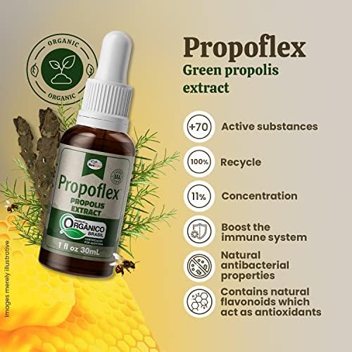 Beelife Organic Green Propolis Extract - High Artepillin-C Levels, Antioxidant-Rich Supplement for Overall Wellness - Natural & Kosher-Friendly - Made in Brazil, 1 Fl. Oz.