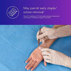 3M™ Steri-Strip™ Reinforced Adhesive Skin Closures, R1541, 1/4 in x 3 in (6 mm x 75 mm), 50 Bag/Carton, 4 Carton/Case