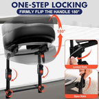 Massage Headrest for Bed, Massage Home Mattress Top Massage Bed Head Extension Kit, Adjustable Headrest Face Cushion Massage Table at Home, Face Down Pillow After Eye Surgery (Black)