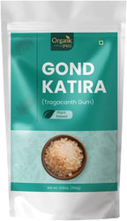 Organic Spree Gond Katira – Pure Tragacanth Gum - Gomme adragante - Goma Tragacanto | 8.81 oz (250 gm) | Natural Hydrating & Plant-Based Herbal Gum* | Traditional Ayurvedic Ingredient