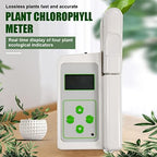 Chlorophyll Meter, Nitrogen Meter - Plant Nutrition Tester with 0.0-99.9 SPAD Measurement, Leaf Temperature & Humidity, Portable, Data Storage & PC Software for Agriculture and Research