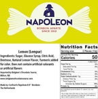 Napoleon Sour Lemon Balls Individually Wrapped Hard Candy Sour Bon Bons Gluten Free, Dye-Free Candy 10 Ounces