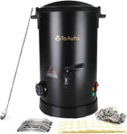 TOAUTO 10Lbs Wax Melter for Candle Making - Candle Wax Melting Pot with Faster Pour Spout and Temperature Controller, No Cloggy and Easy Clean Up