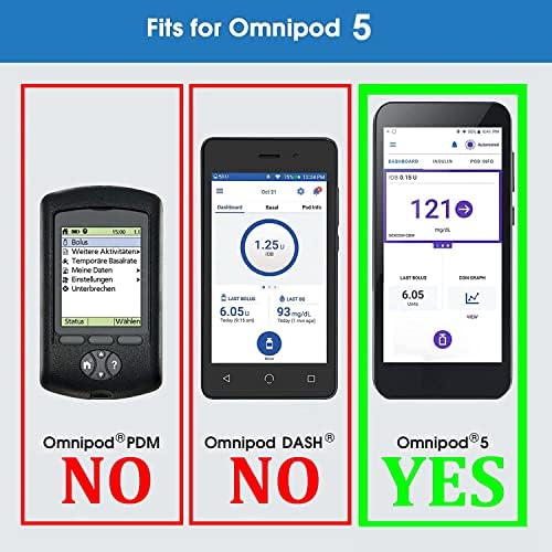 Silicone Case for Omnipod 5 Receiver (Continuous Glucose Monitoring) (Green)