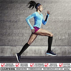 CHARMKING Compression Socks for Women & Men Circulation (8 Pairs) 15-20 mmHg is Best Support for Athletic Running,Cycling
