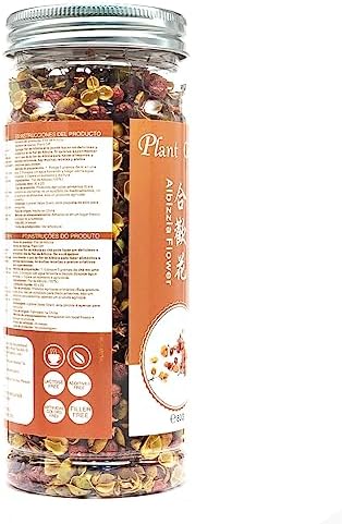 PlantGift Albizia Julibrissin Blooming Tea Flowers 80G / 2.82oz 合欢花, Help Sleep, Loose Leaf Tea, Sweet Tea, Detox Tea, Albizia Tea